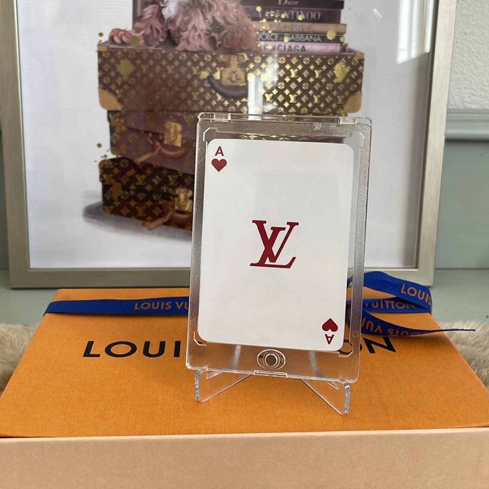 Louis Vuitton LV Takashi Murakami Monogram Playing Card A Of Hearts ❤️